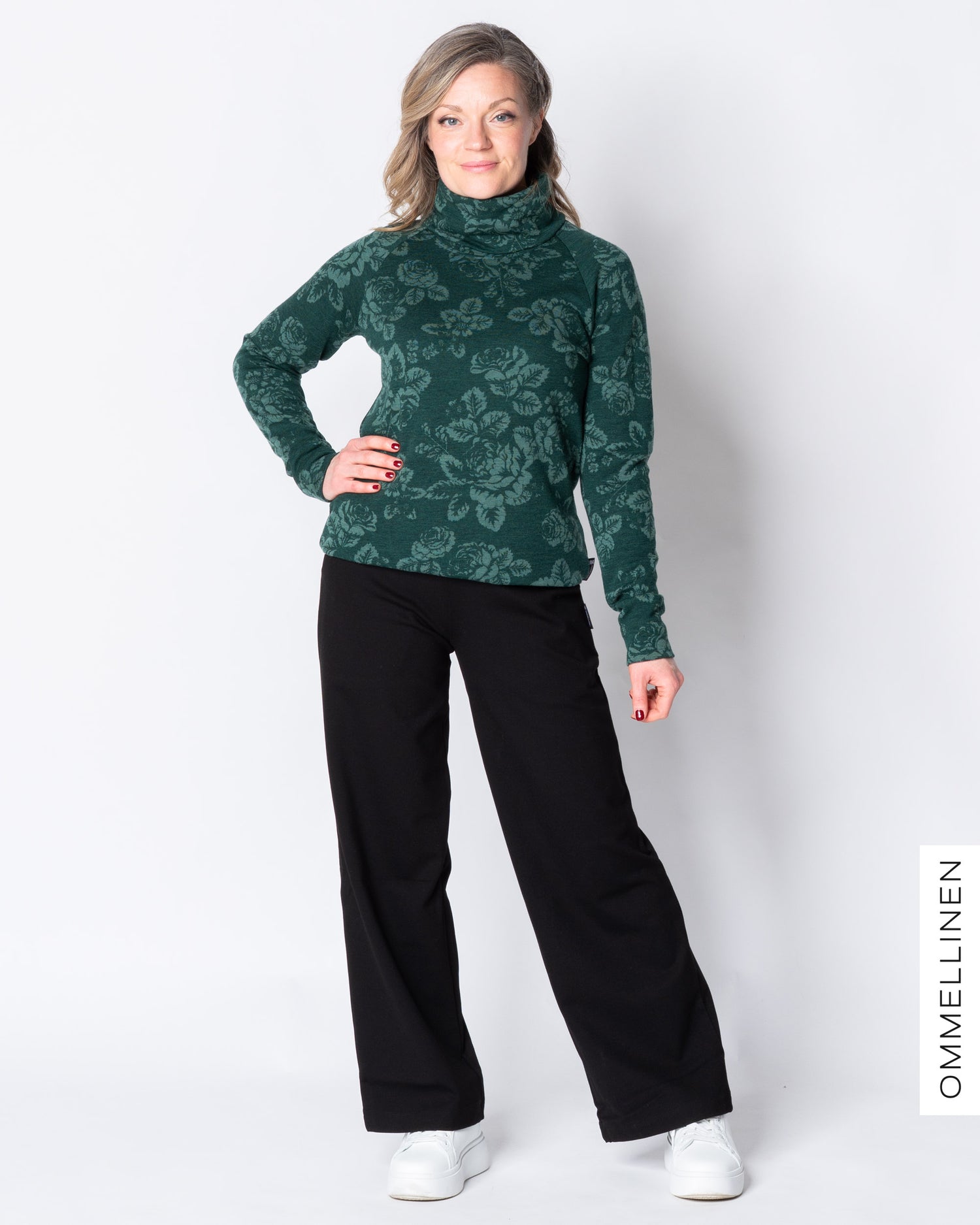 Merinopoolo, Babushka Roses - vihreä