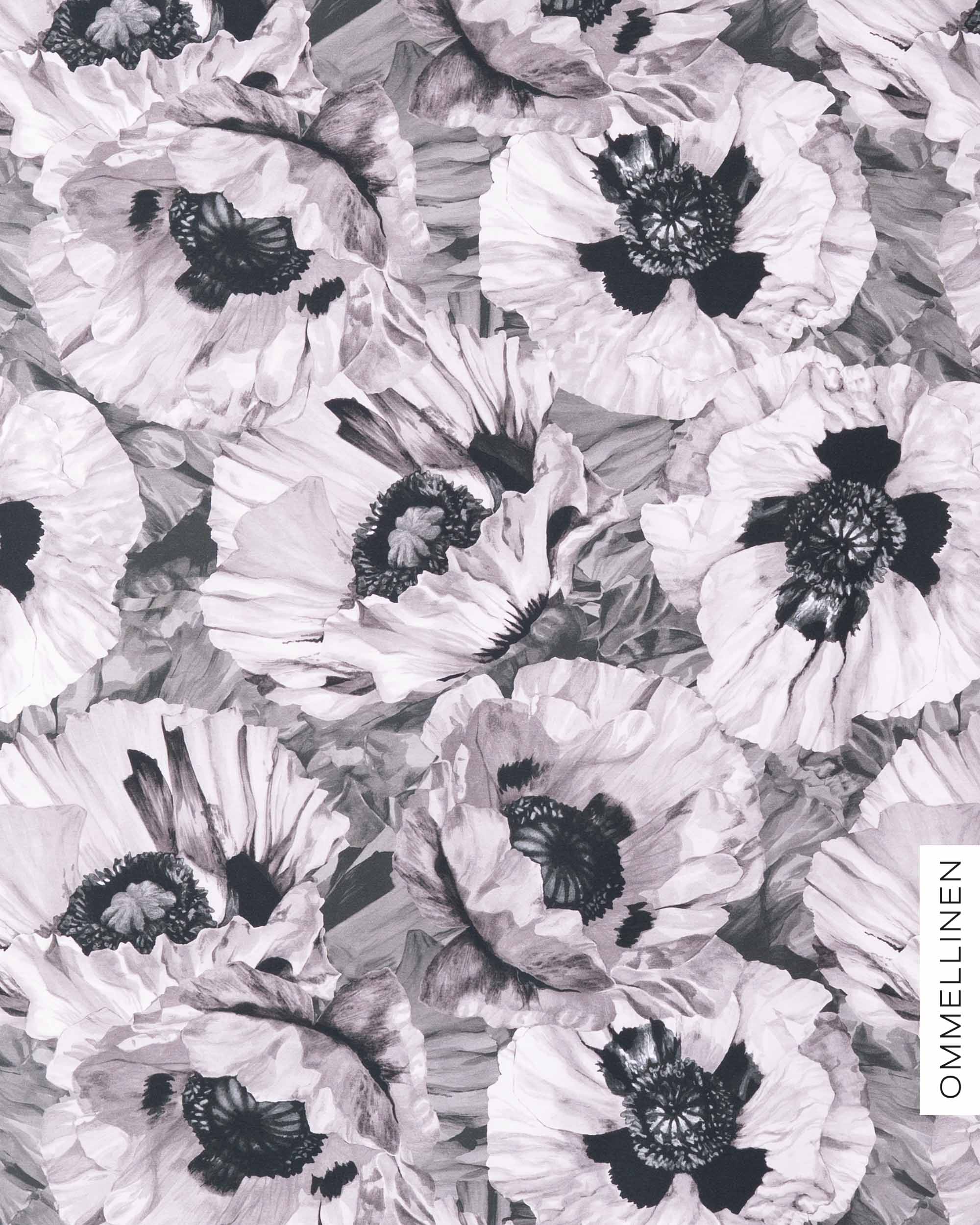 French terry, Tuulenkukka - ash