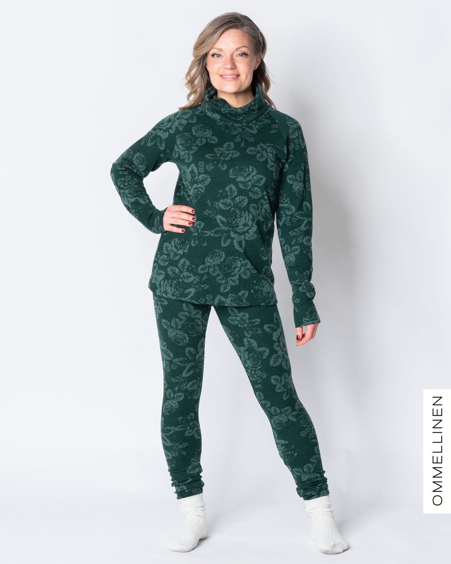 Merinoleggarit, Babushka Roses - vihreä