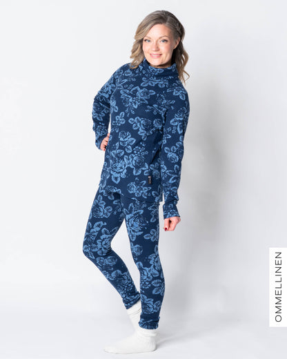 Merinopoolo, Babushka Roses - sininen