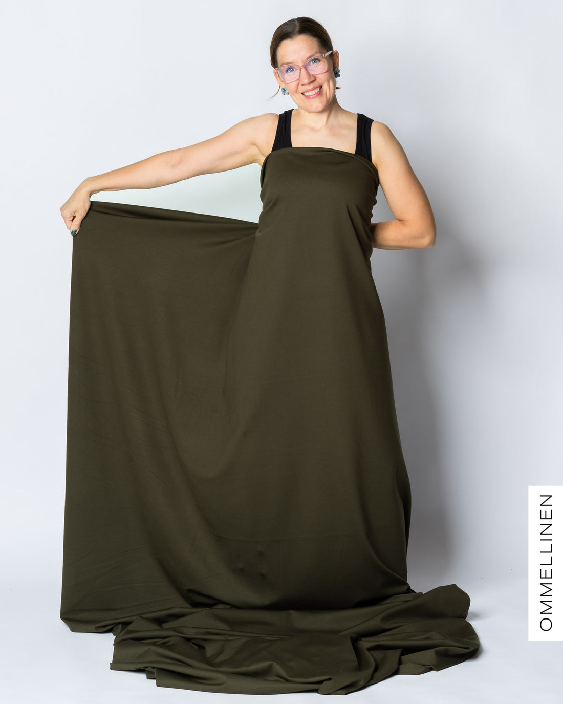 Punto knit - PRE-CUT, forest green