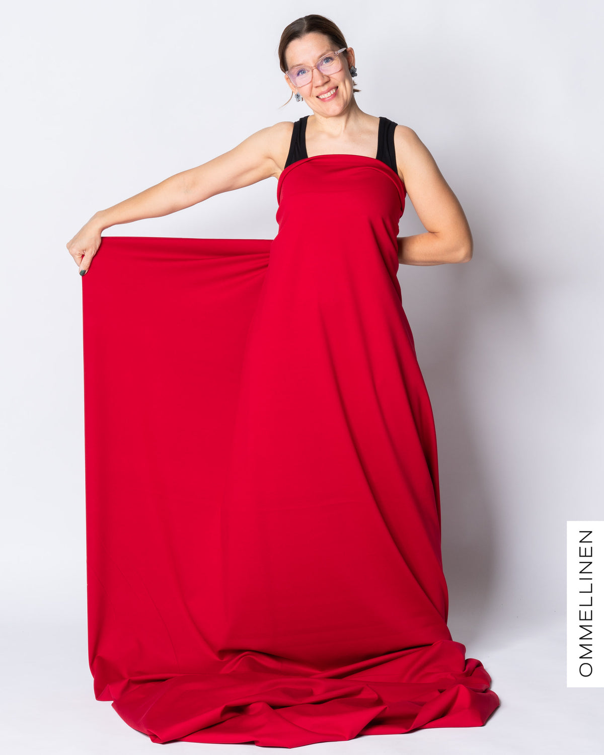Punto knit, red