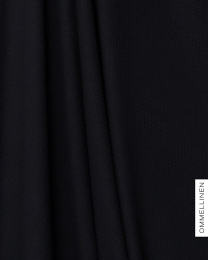 Embossed viscose knit - PRE-CUT, black