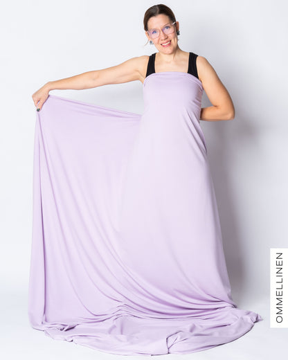 Embossed viscose knit, lilac