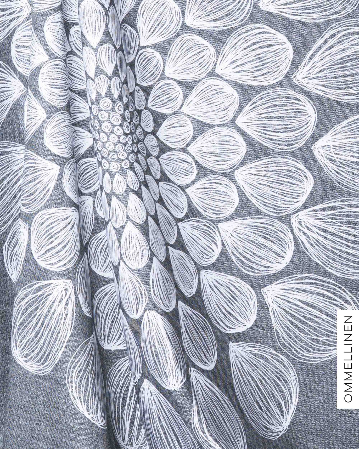 Puuvillasatiini, Kaipuu RAPORTTI - harmaa