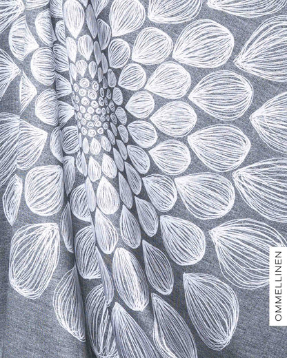 Puuvillasatiini, Kaipuu RAPORTTI - harmaa