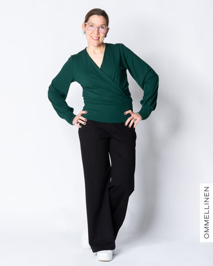 HELMI shirt, emerald