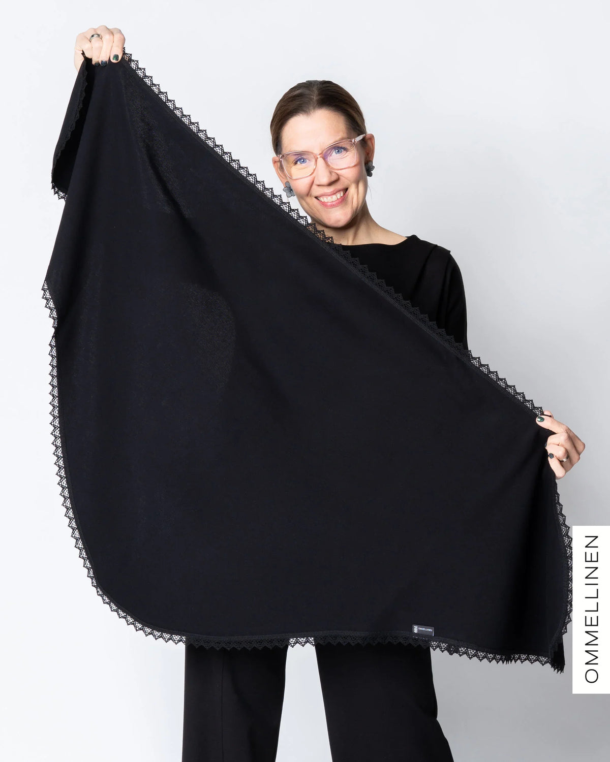 KOLMIO scarf, black