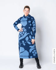 WOOL dress, Kaunotar - blue
