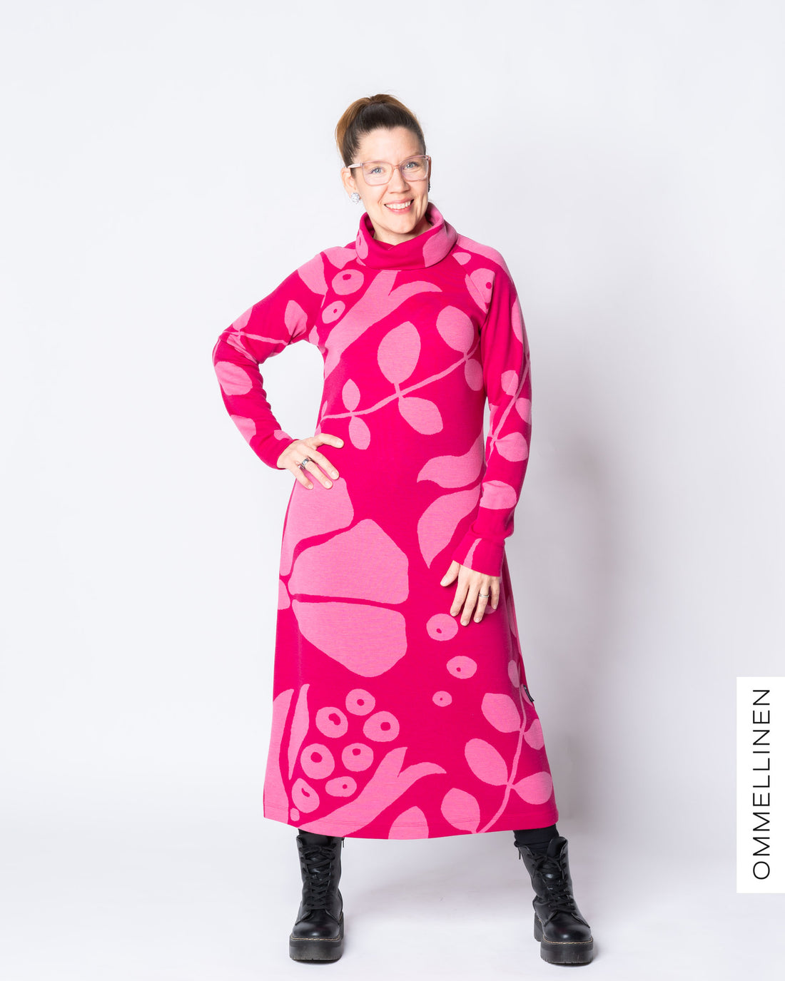 WOOL dress, Kaunotar - pink