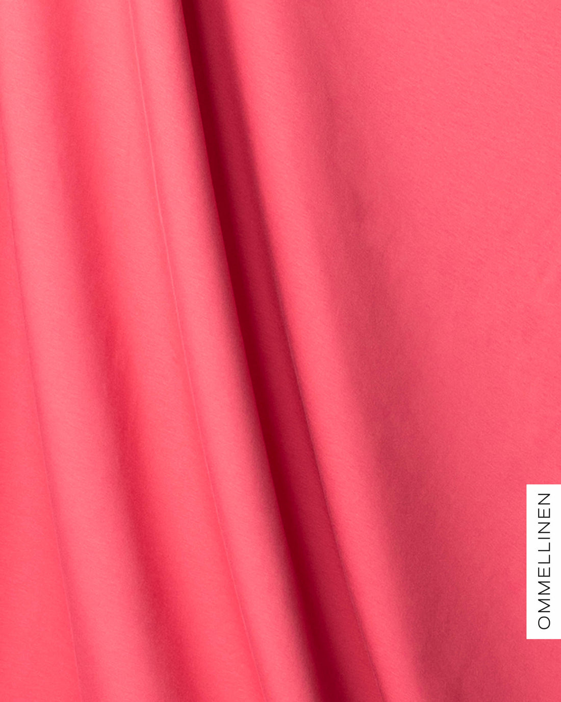 Harjattu joustocollege - leveä, tumma koralli