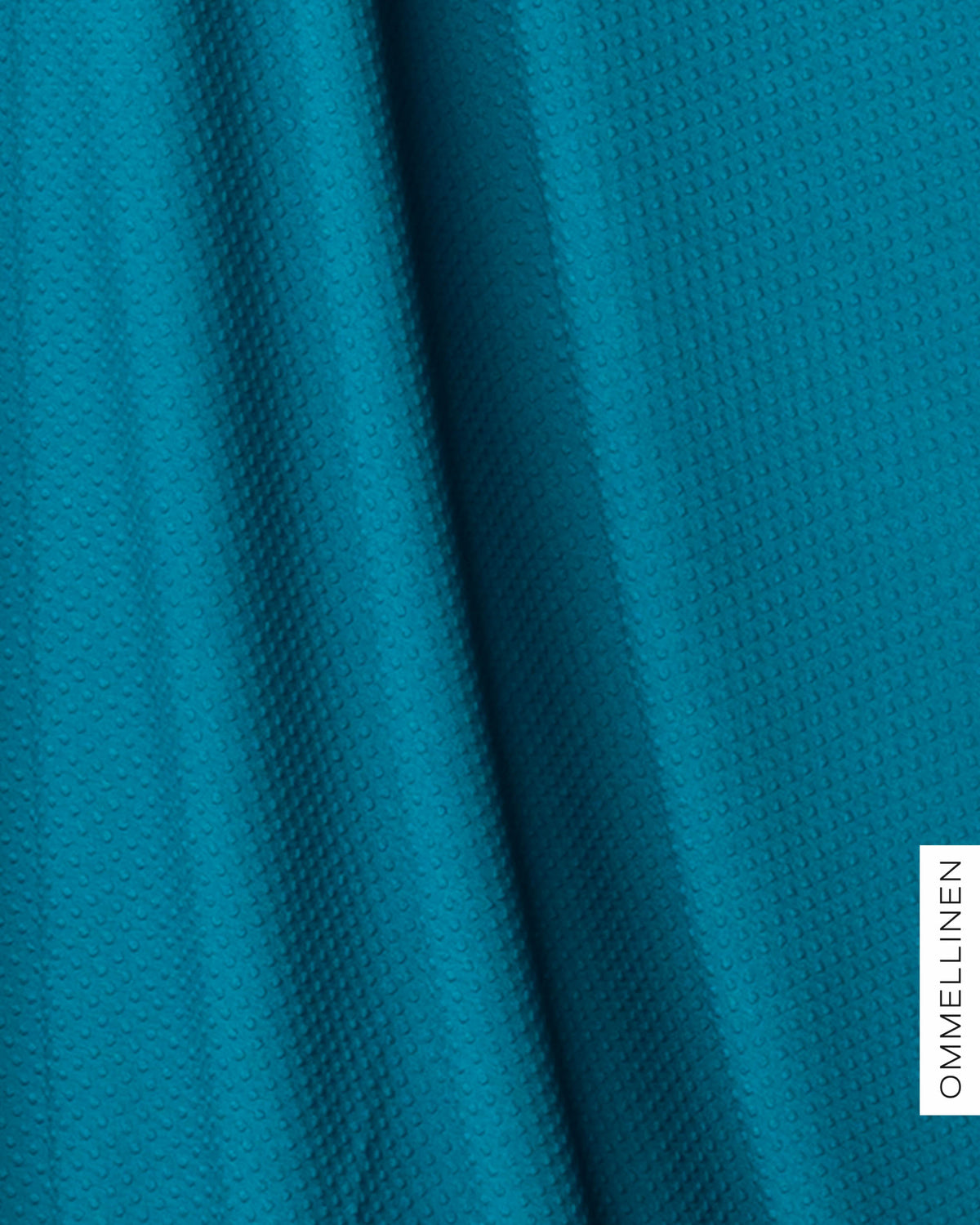 Embossed viscose knit, petrol