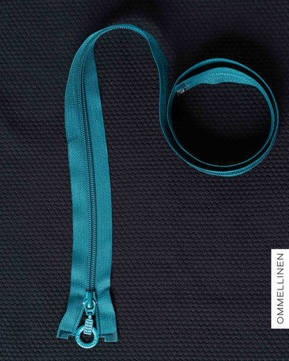 Zipper - emerald green