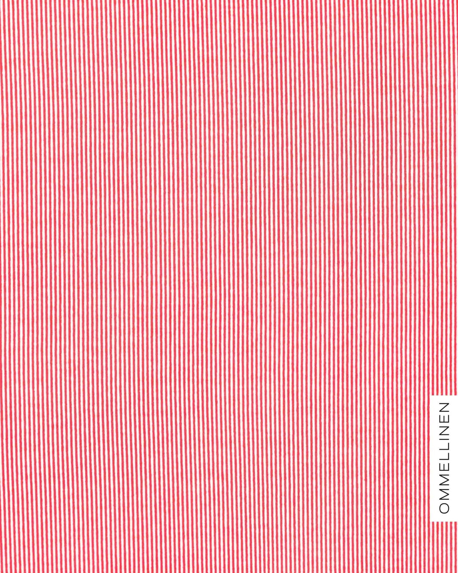 Raitaribbi, punainen/valkoinen