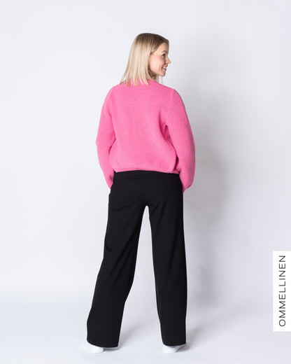 Neuletakki - merino, vadelma