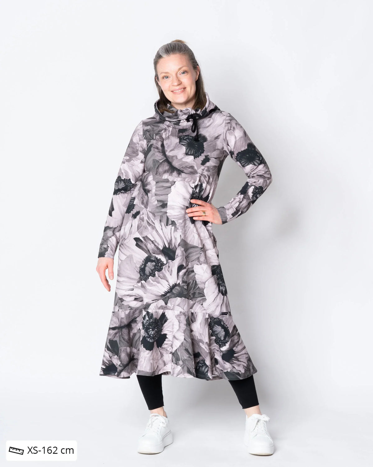 WHOOPS! HULMU hoodie, Tuulenkukka - tuhka - 2XL