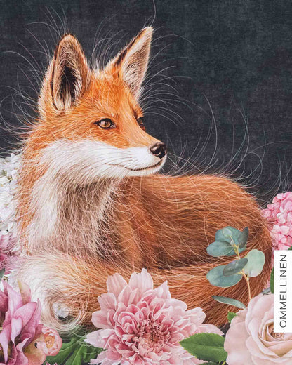 Digitrikoo, Kukkakimppu ja kettu - harmaa