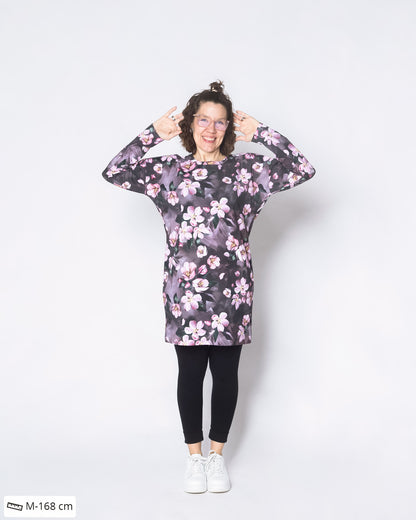 LEMPI tunic, Omenankukkia - rose