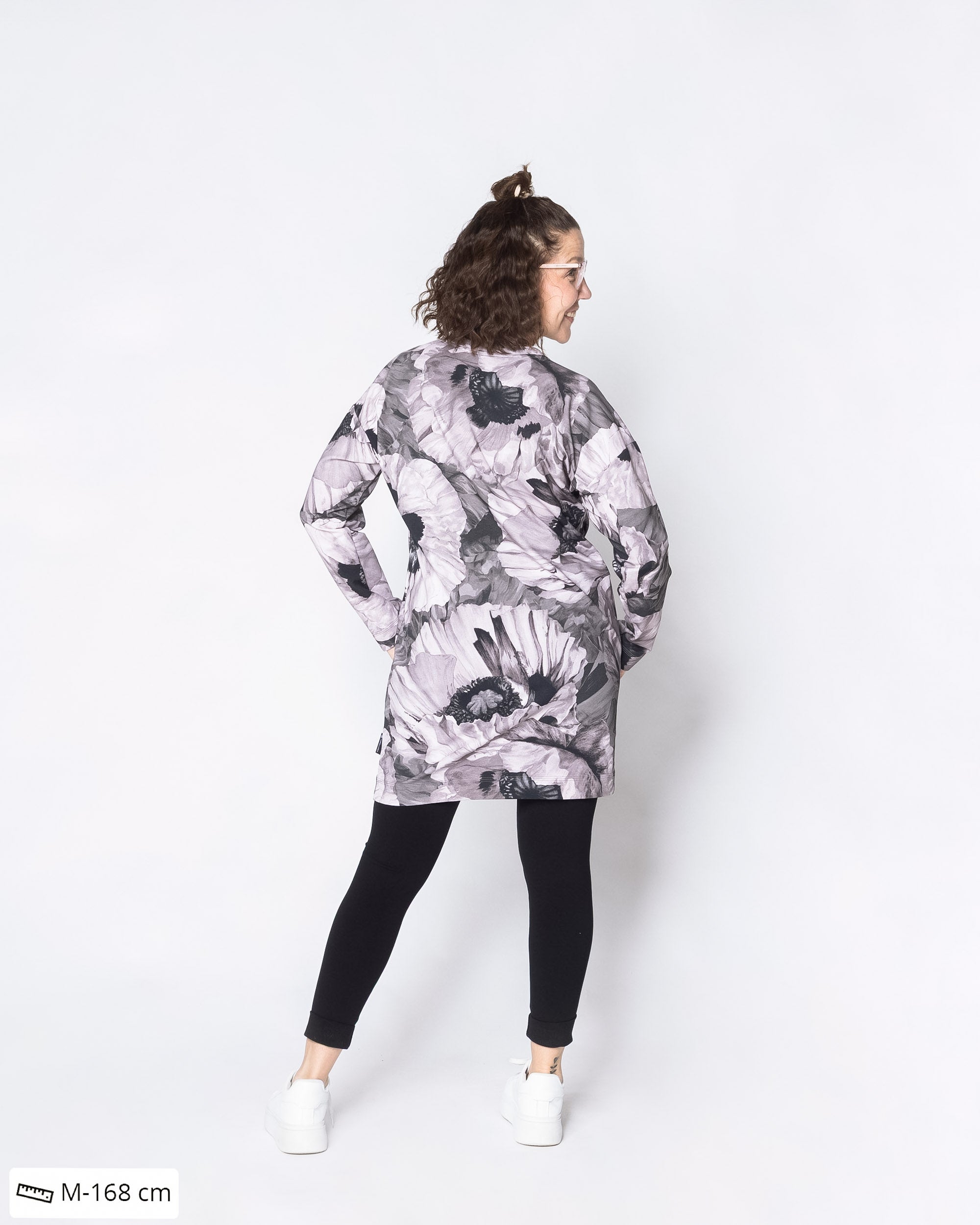 LEMPI tunic, Tuulenkukka - ash