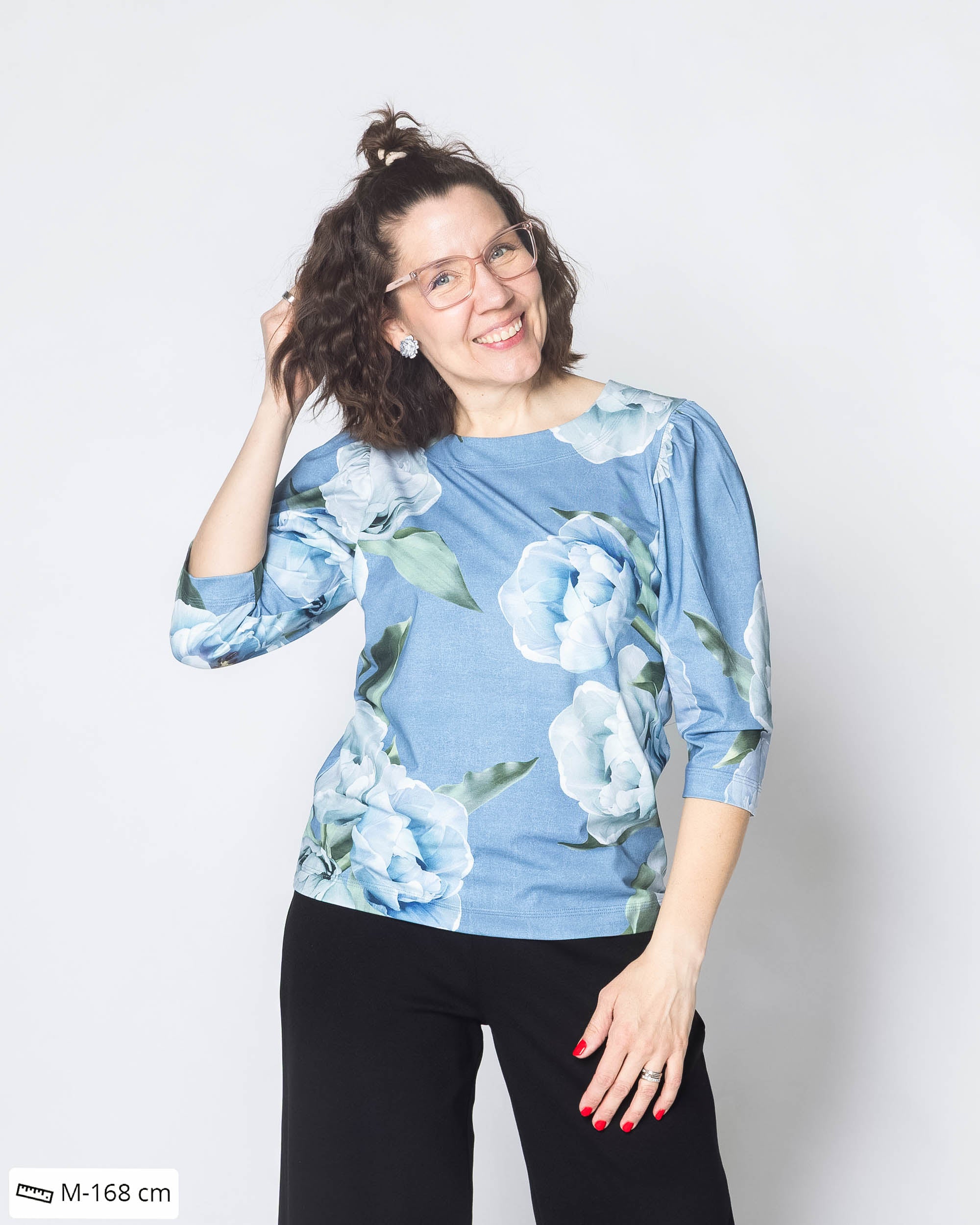 TYYLI shirt, La Belle continuous - light blue