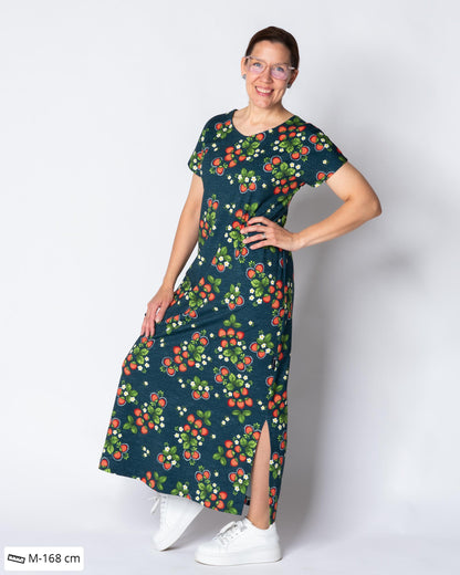 WHOOPS! RENTO dress, Mansikka - blue - 2XL