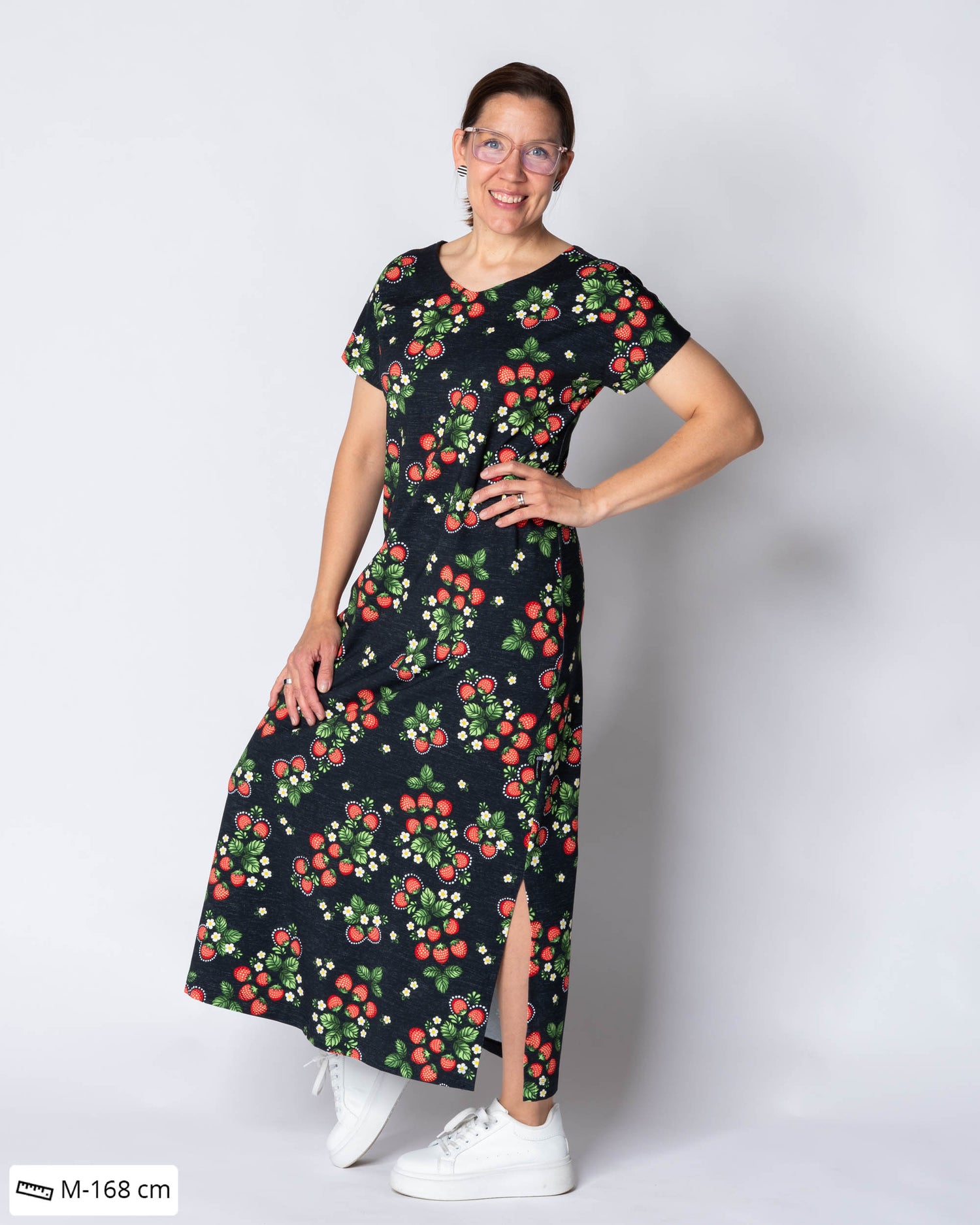 WHOOPS! RENTO dress, Mansikka - black - XL