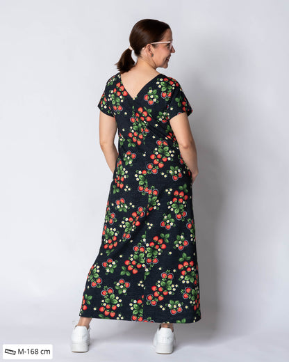 WHOOPS! RENTO dress, Mansikka - black - XL
