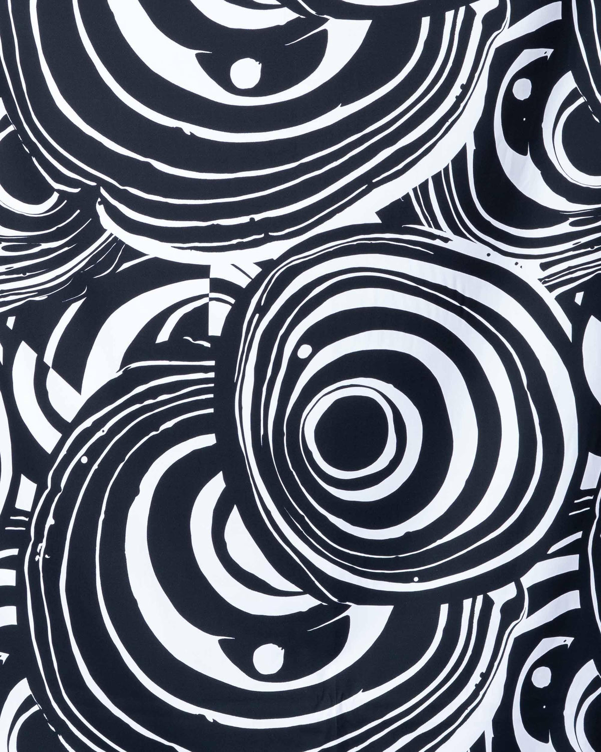 Cotton satin, Ellipsi - black