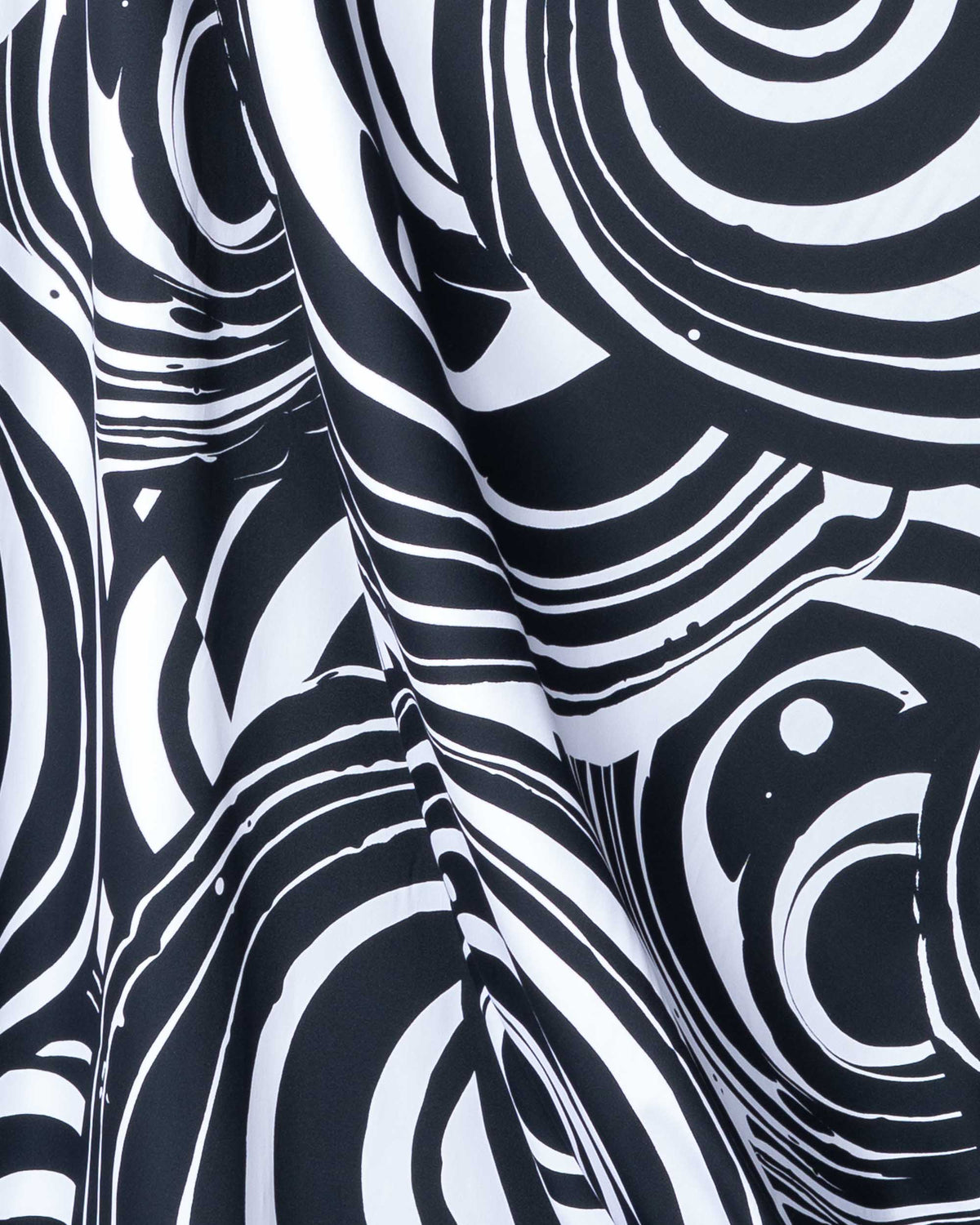Cotton satin, Ellipsi - black