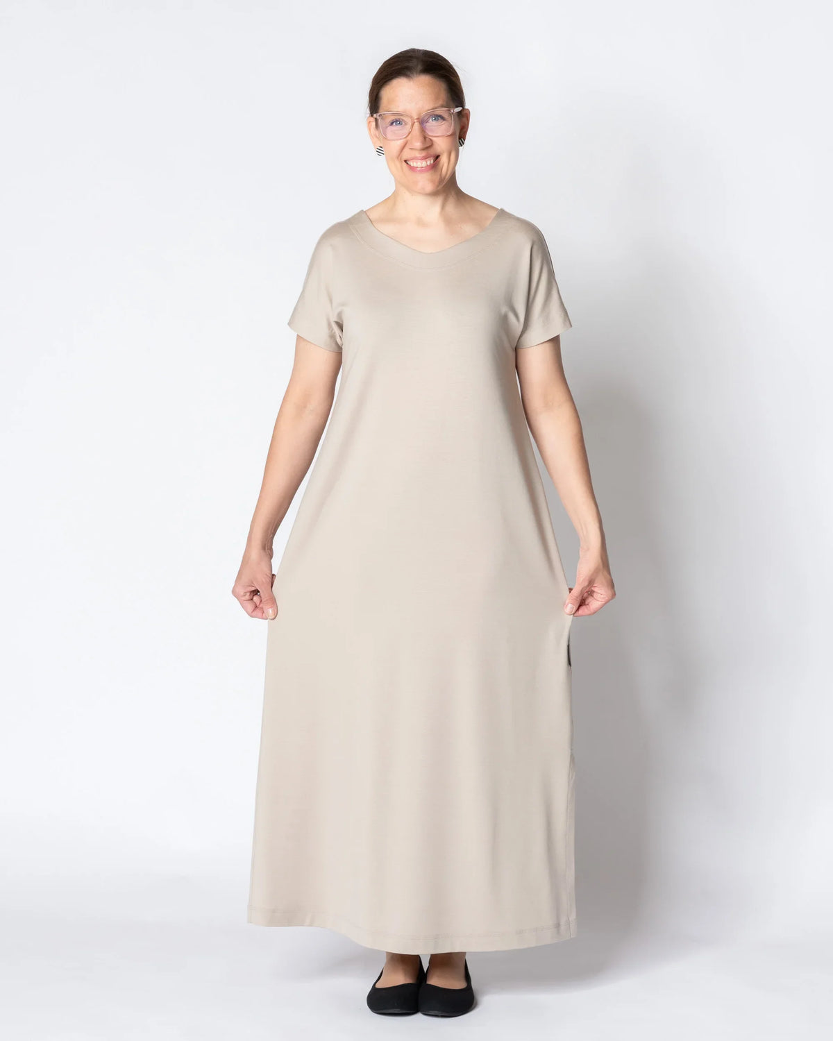 WHOOPS! RENTO dress, sand - L
