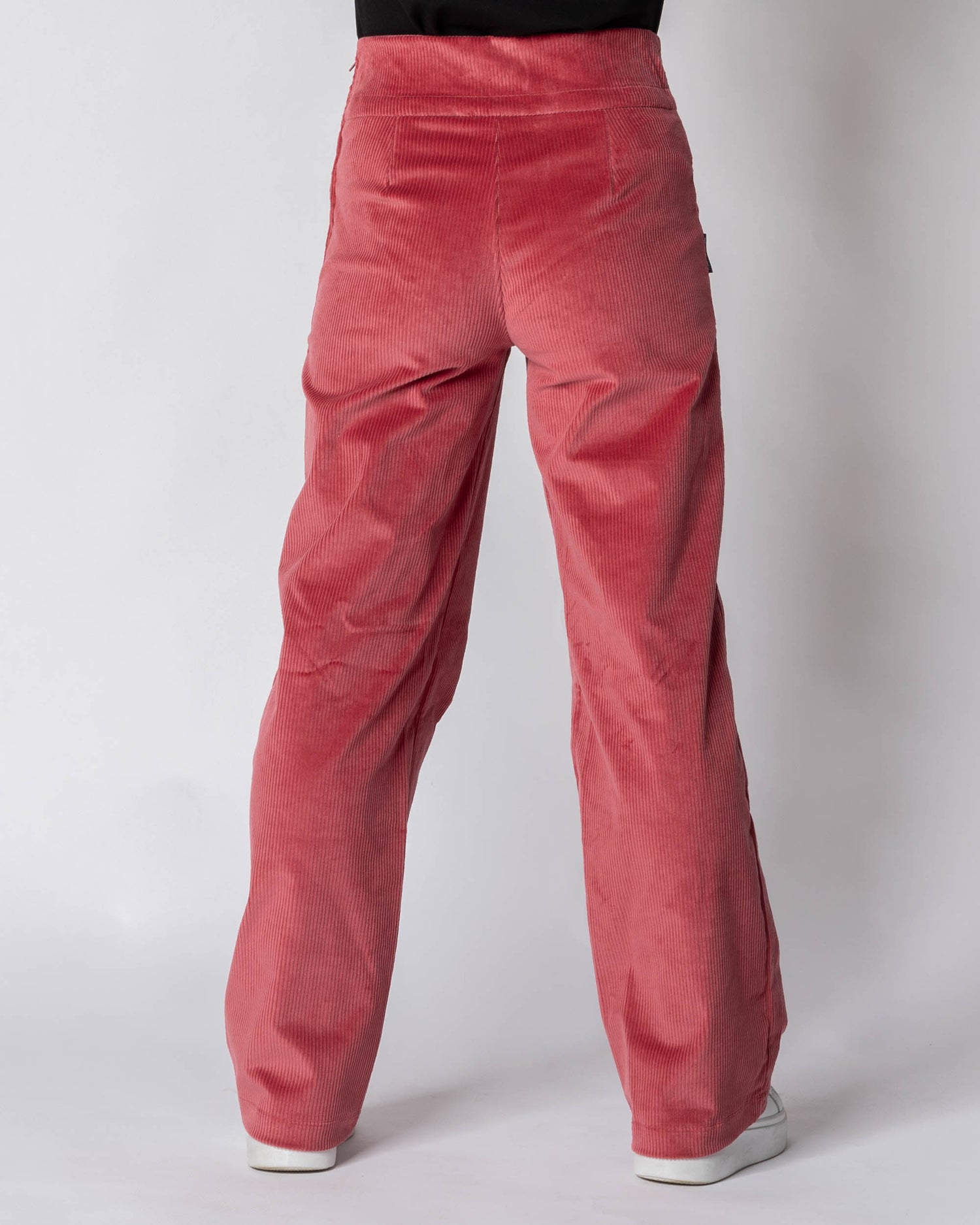 CORDUROY pants - NORMAL LENGTH, deep coral