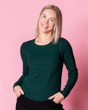 WHOOPS! RIBBI shirt, emerald - slight II-quality - XL