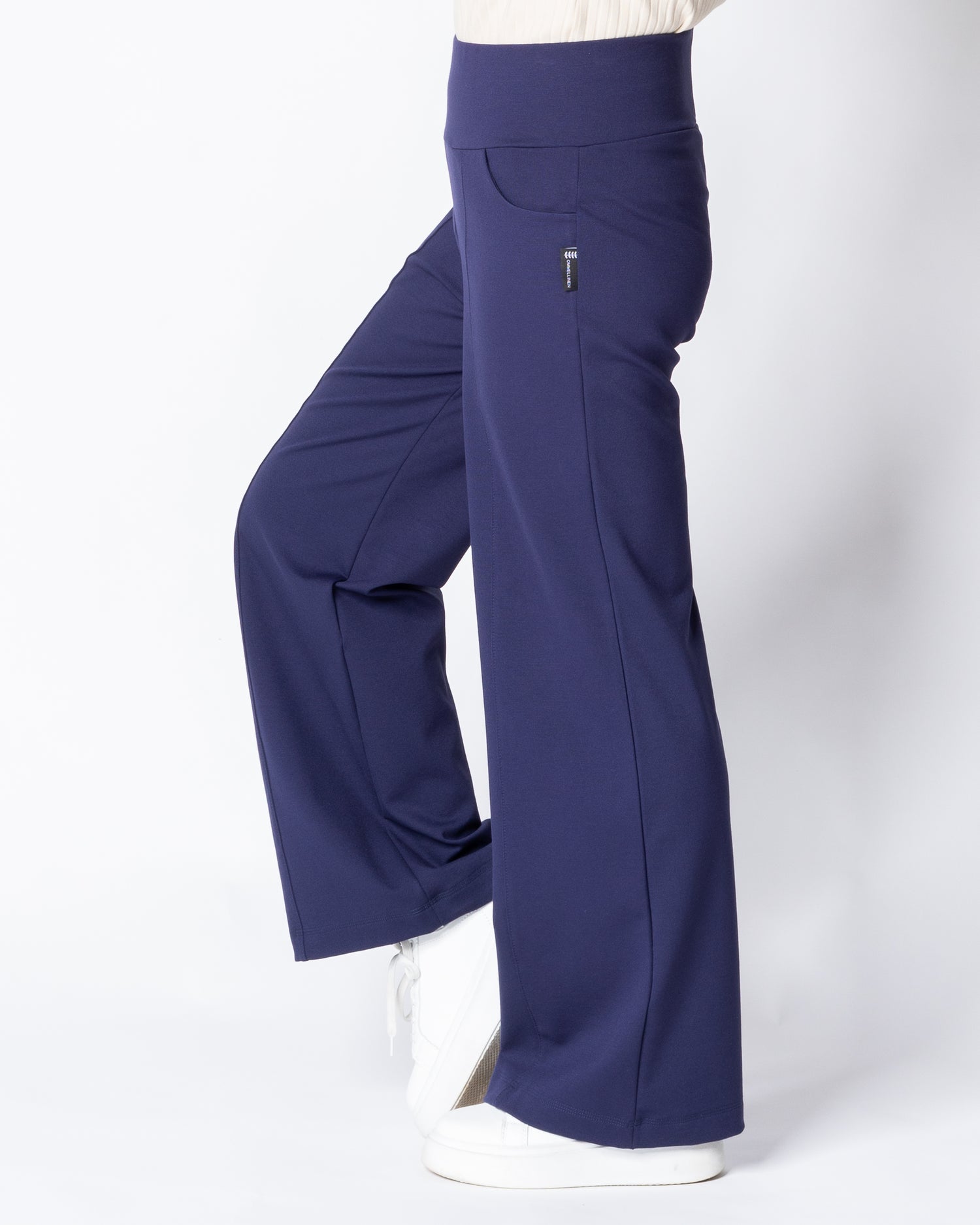 Kanttihousut - PITKÄ LAHJE, mustikka