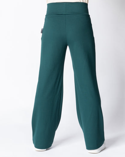 KANTTI pants - NORMAL LENGTH, emerald green