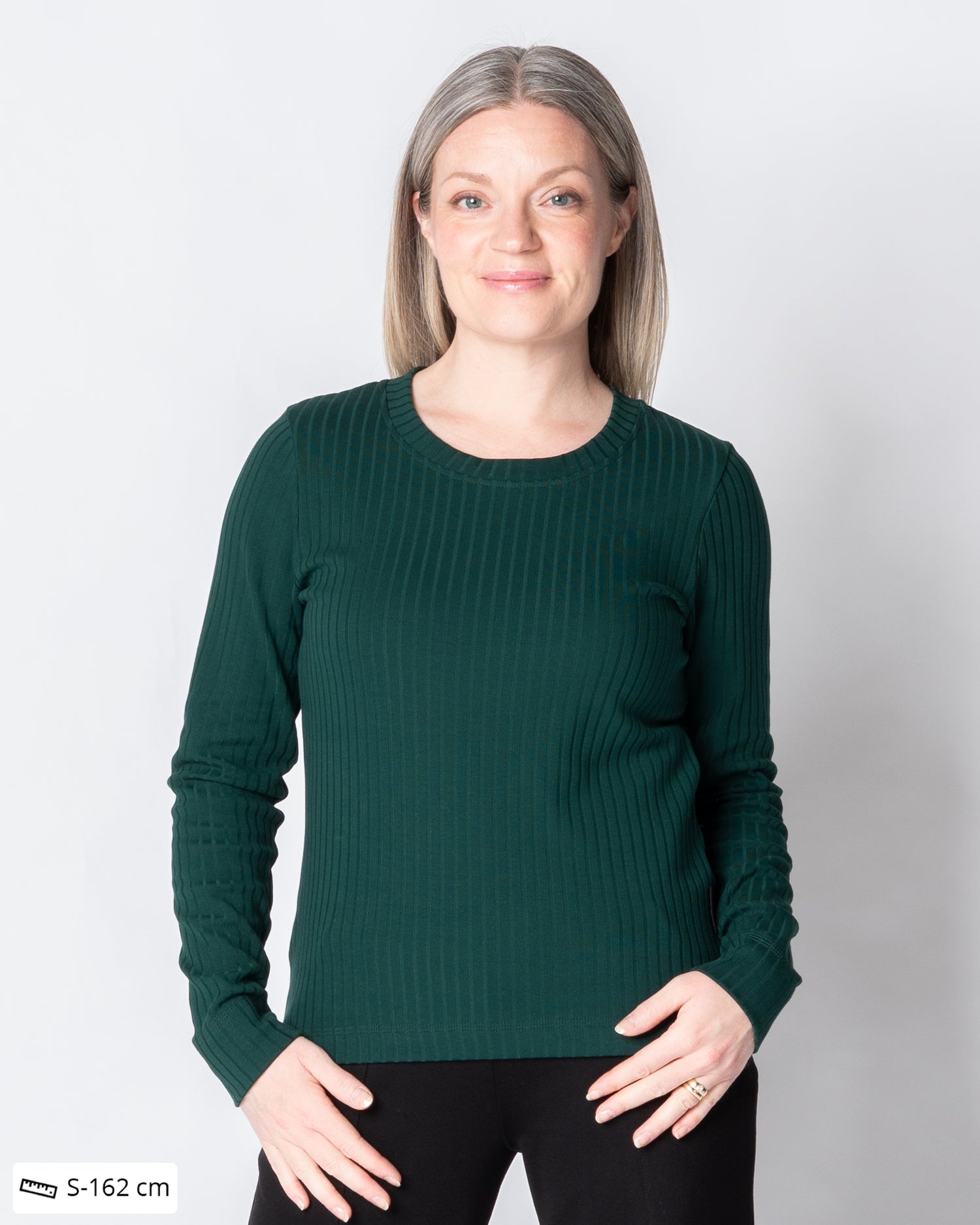 RIBBI shirt, emerald - slight II-quality