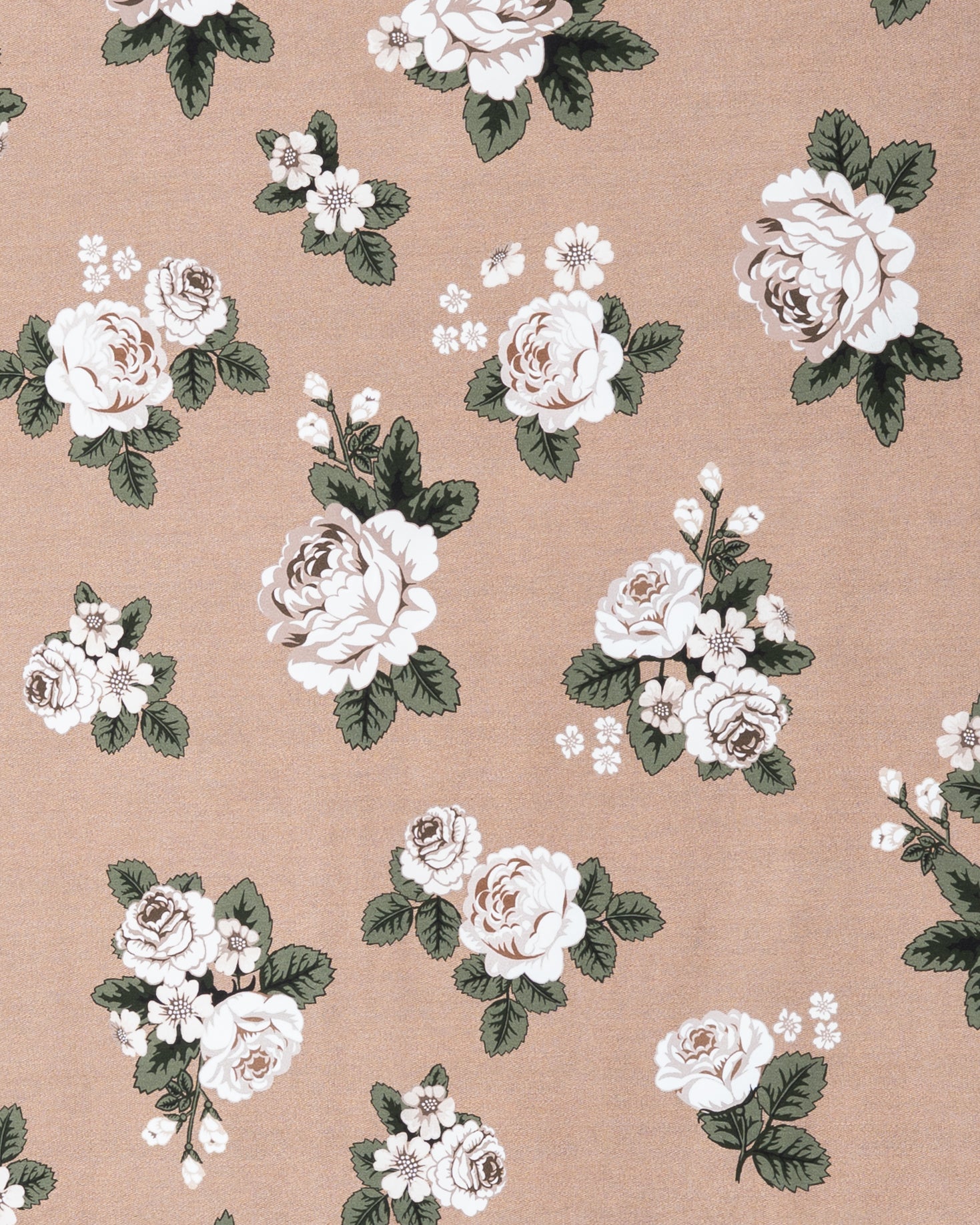 French terry, Babushka Roses - sand