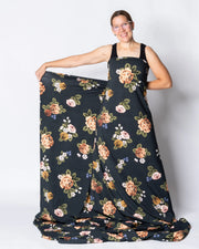 Digitrikoo, Babushka Roses - siniharmaa