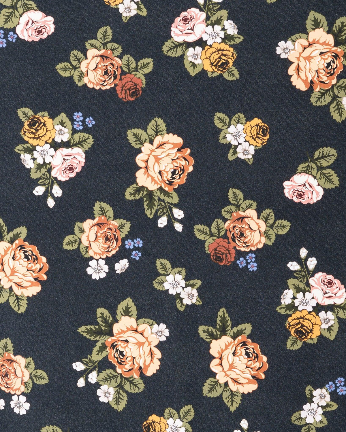 Digitrikoo, Babushka Roses - siniharmaa