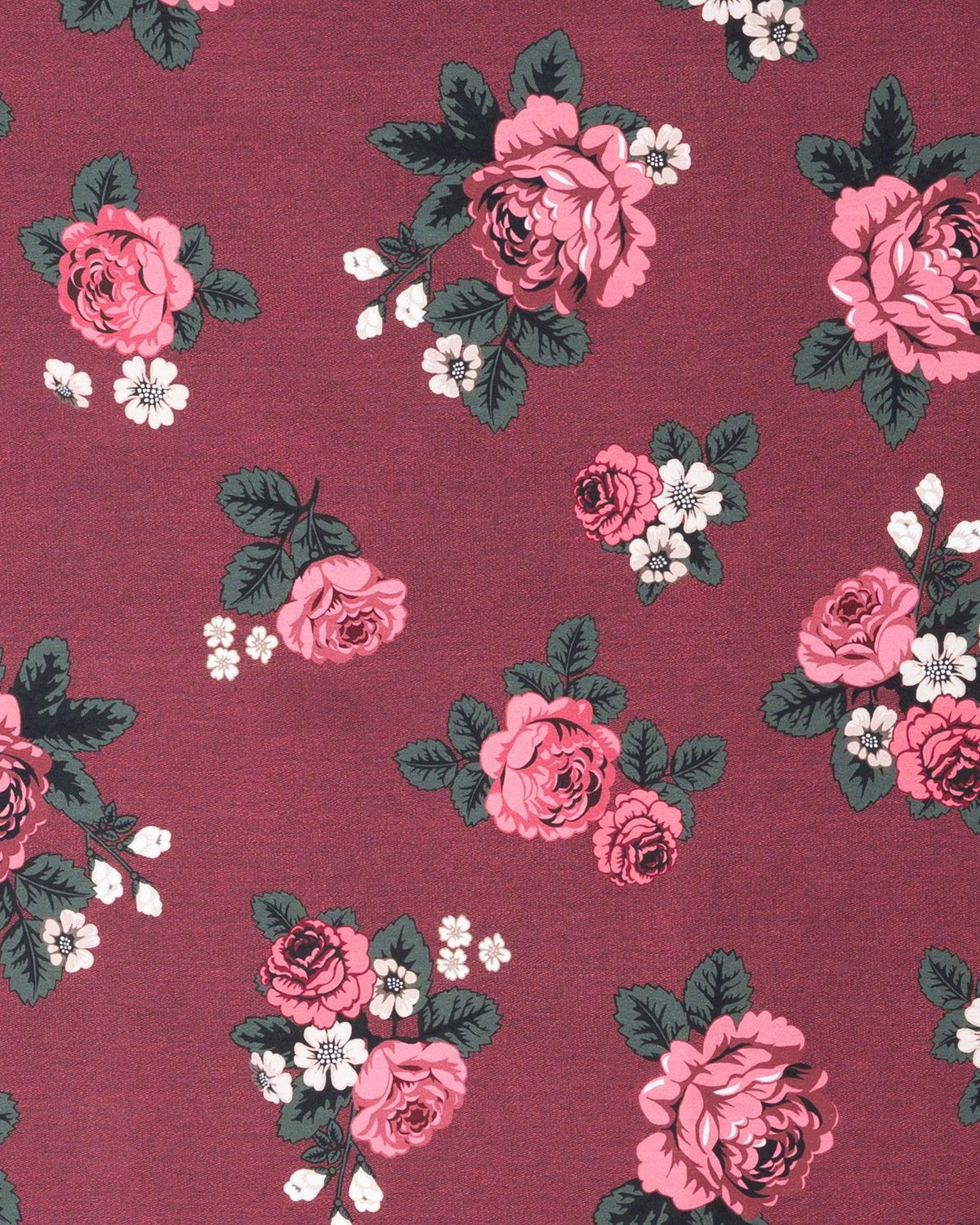 Digitrikoo, Babushka Roses - burgundi