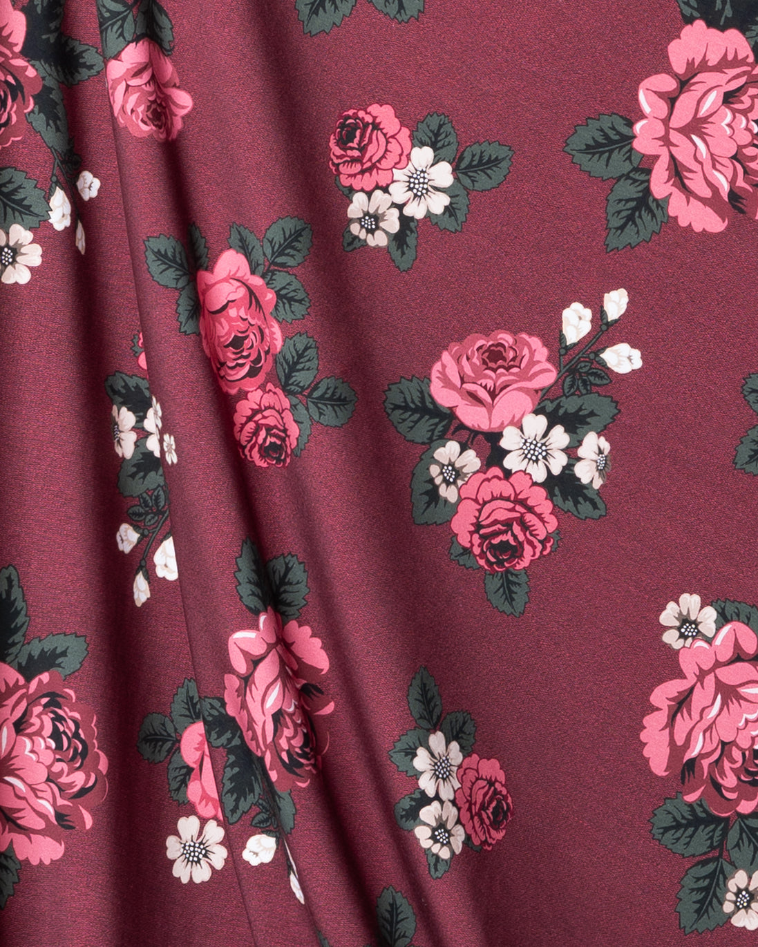 Digitrikoo, Babushka Roses - burgundi