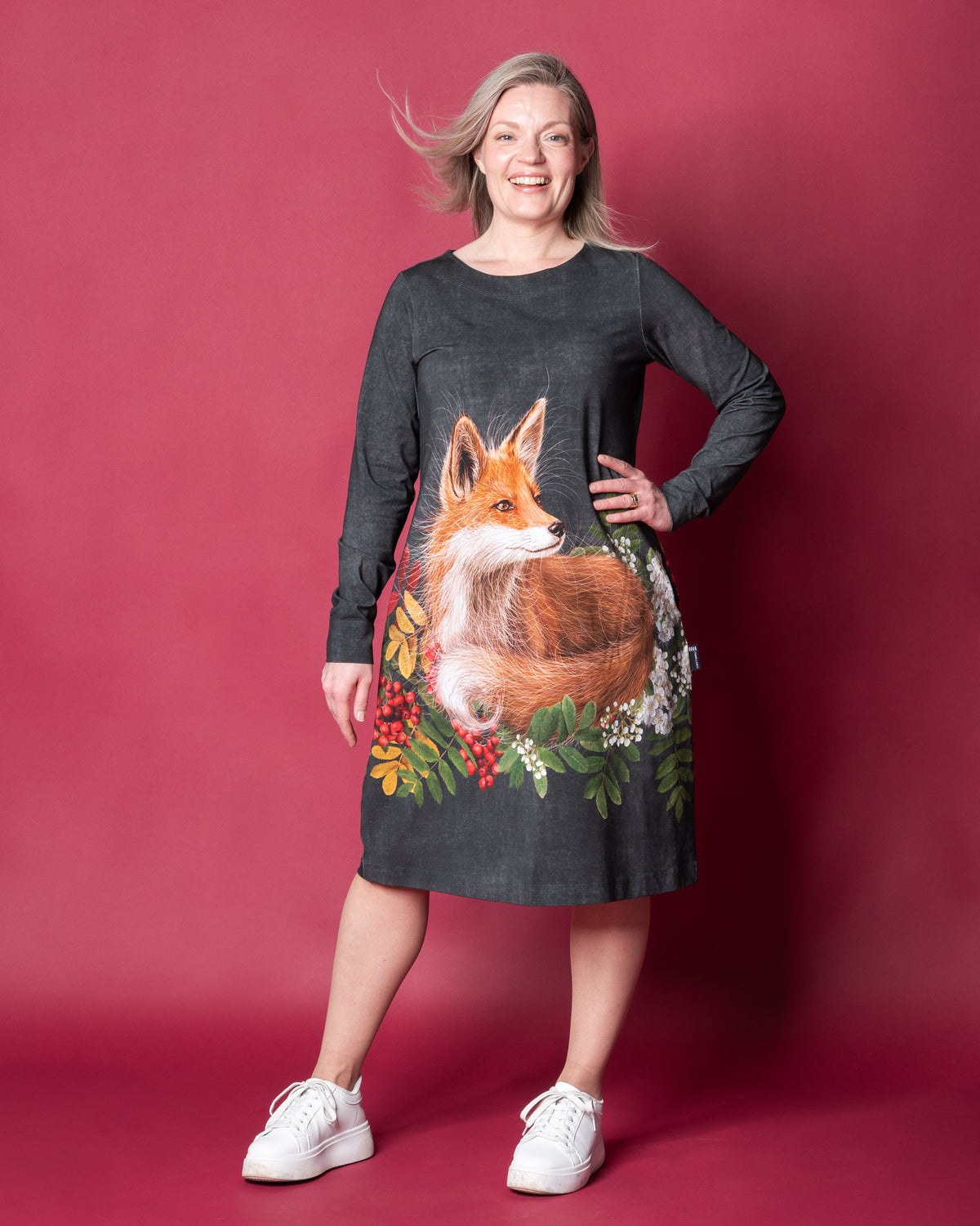 IISI dress, Pihlaja & kettu - grey