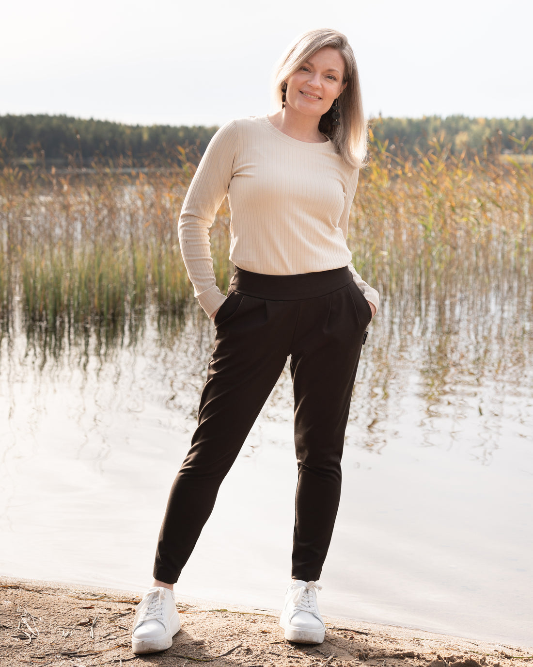 LASKOS pants, brown