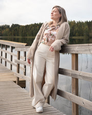 Vakosamettihousut - NORMAALI LAHJE, vanilja