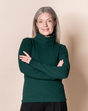 RIBBI polo shirt, emerald