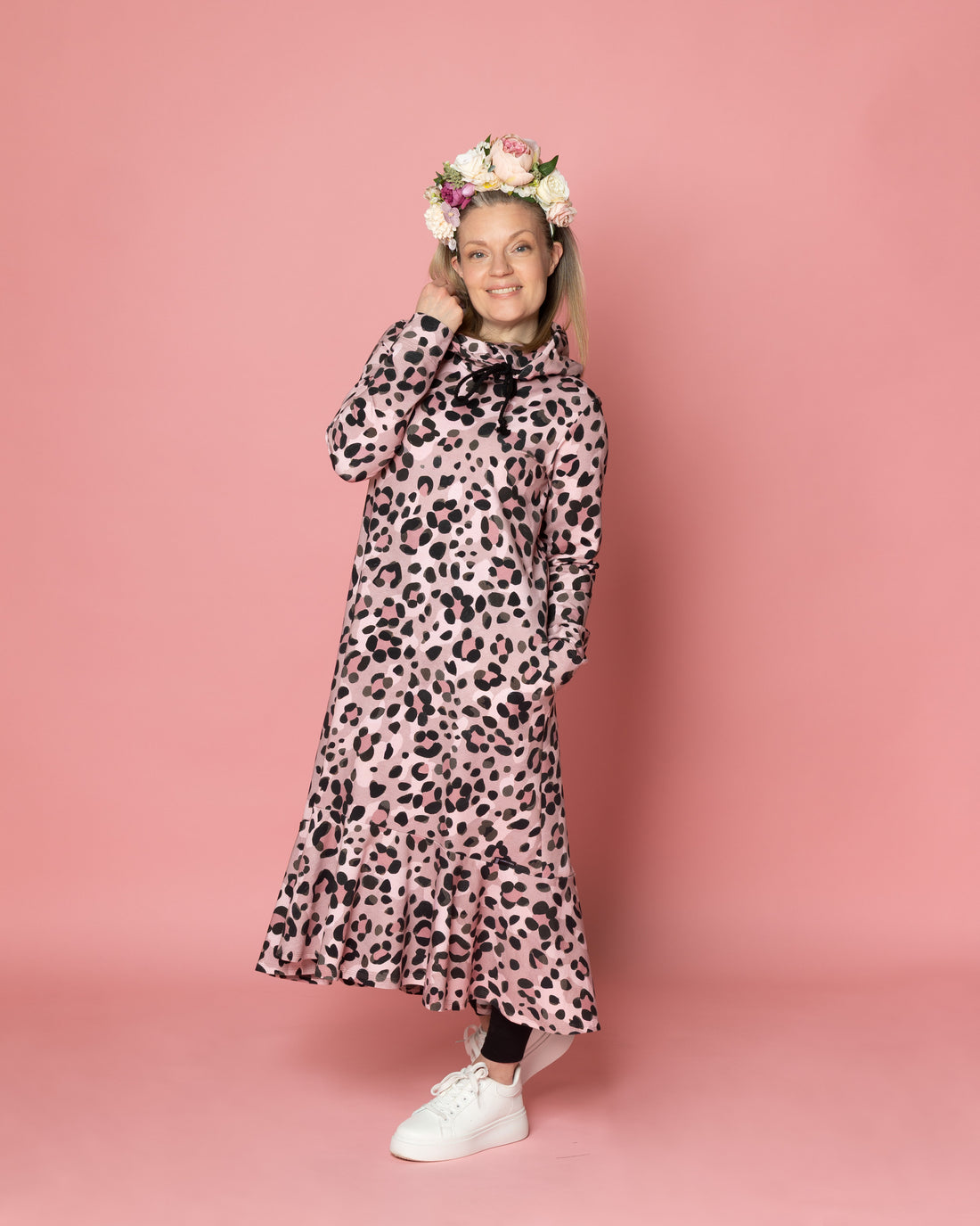 Hulmuhuppari, Kukkaleopardi - vaaleanpunainen