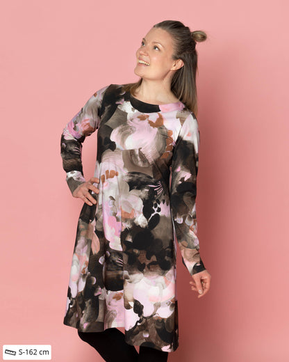 DRESS tunic, Hehku - light pink/brown