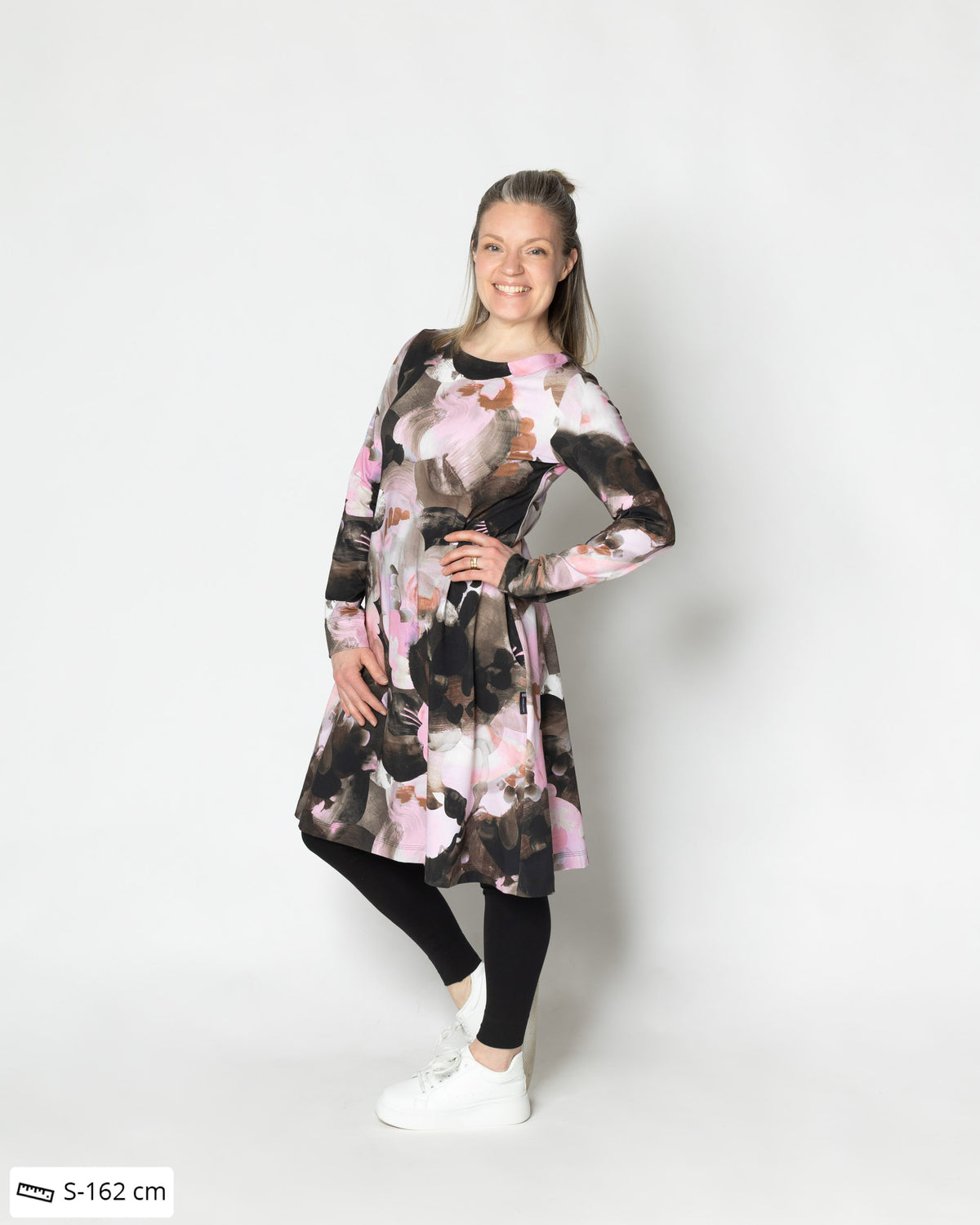 DRESS tunic, Hehku - light pink/brown