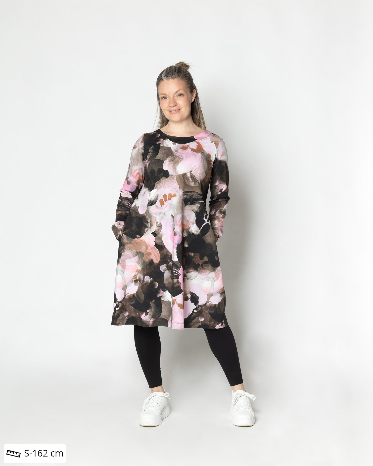 DRESS tunic, Hehku - light pink/brown