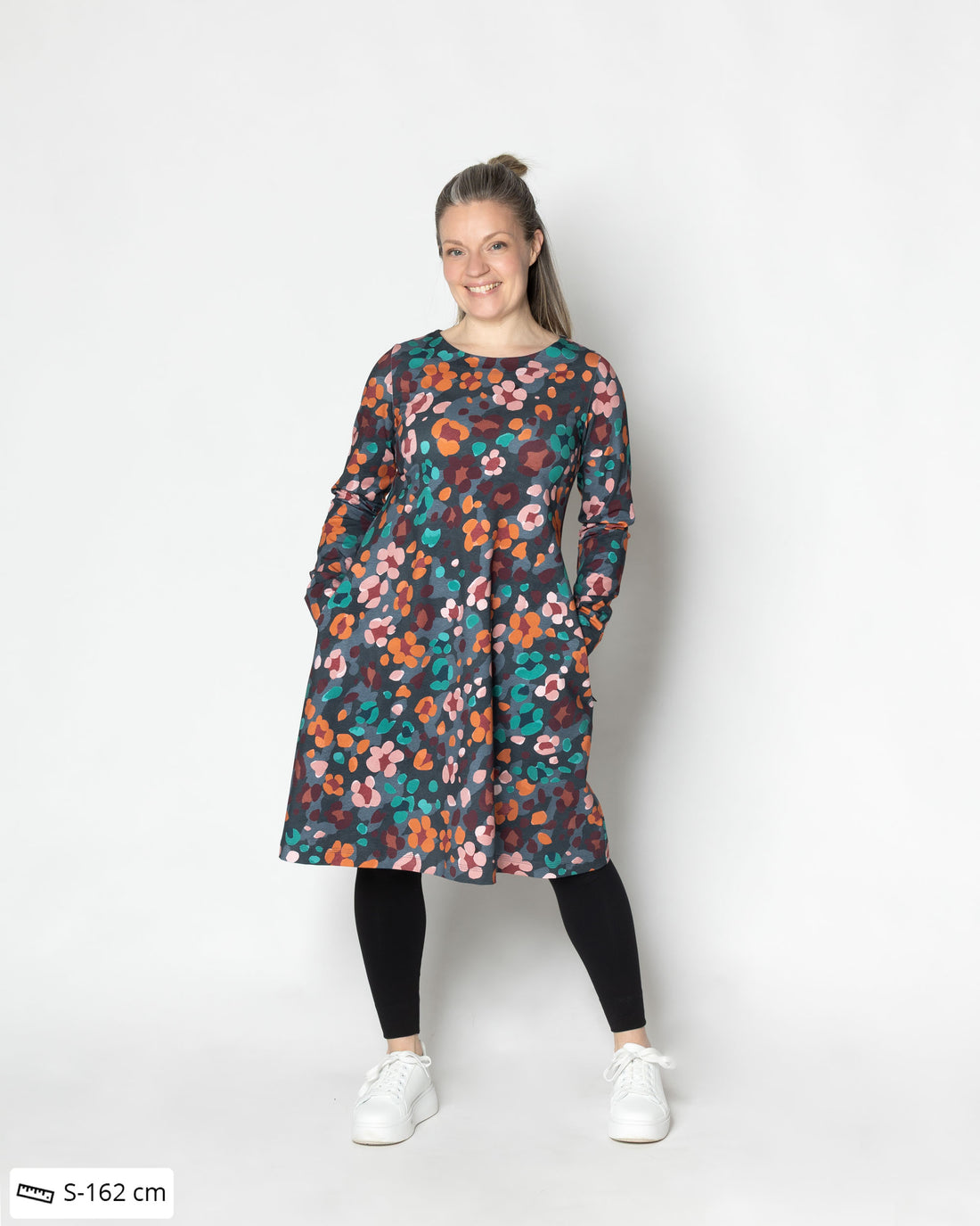 Mekkotunika, Kukkaleopardi - moniväri