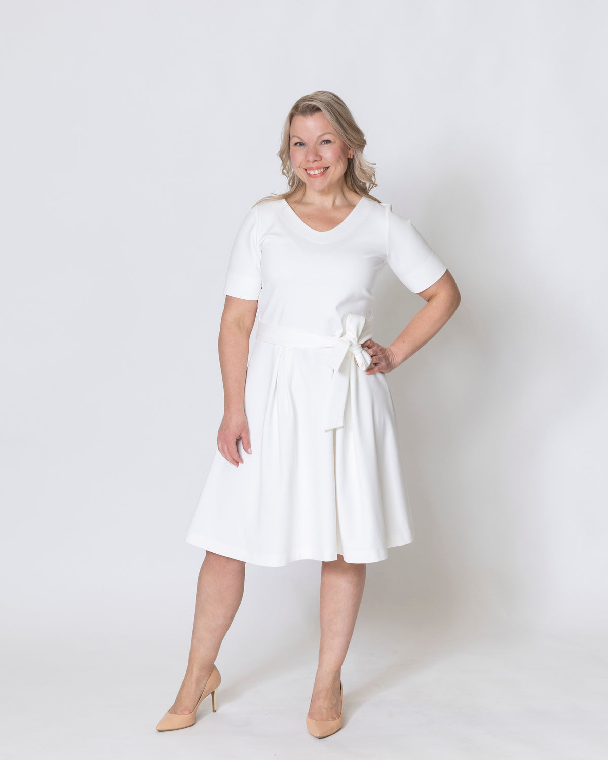 WHOOPS! HEHKU dress, off white - L